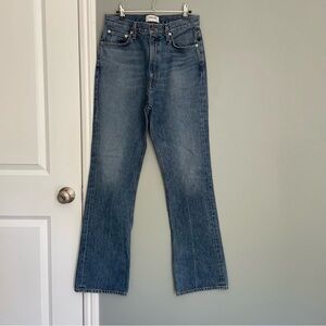 Agolde Vintage High Rise Flare Medium Absolute Wash Blue Jean